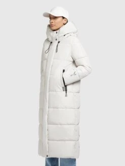 Khujo Tussenmantels Tussenmantel Soulani Dames Offwhite -Khujo 01aaaa1266aeedcc4956d815b587c3d0