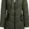 Khujo Wintermantels Wintermantel ARIBAY3 LIGHT Dames Kaki