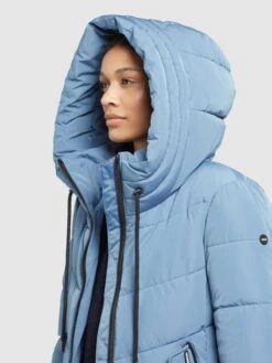 Khujo Wintermantels Wintermantel Ayleena Dames Lichtblauw -Khujo 0278d645f866743fd4233966b1b0ef14