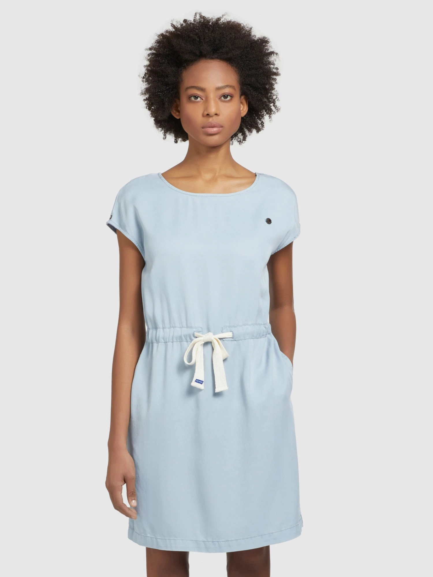 Khujo Zomerjurken Zomerjurk HEDIYE Dames Blauw 4 Khujo Zomerjurken Zomerjurk HEDIYE Dames Blauw - Afbeelding 2