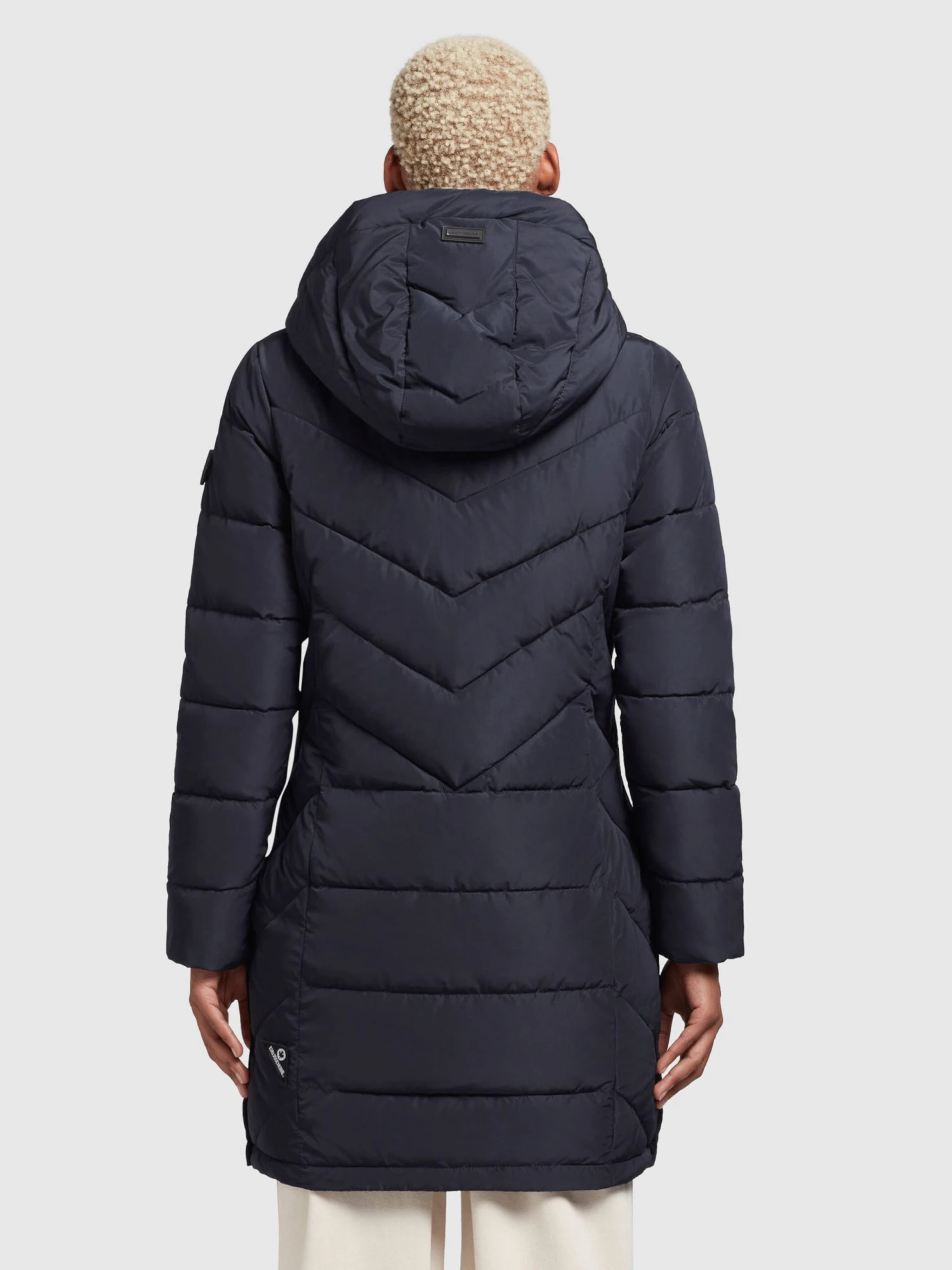 Khujo Korte Mantels Wintermantel Cups Dames Marine 6 Khujo Korte Mantels Wintermantel Cups Dames Marine - Afbeelding 4