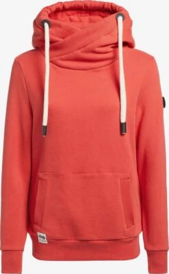 Khujo Hoodies Sweatshirt Rhabea Dames Oranjerood