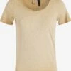 Khujo T-shirts Shirt PERGOLA Dames Lichtgeel -Khujo 04fad0c9394e73fa033ff584ba657c46