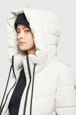 Khujo Tussenmantels Tussenmantel Klayd Dames Offwhite -Khujo 05f1133aec7c8fa2e24deaf9f7384eb1