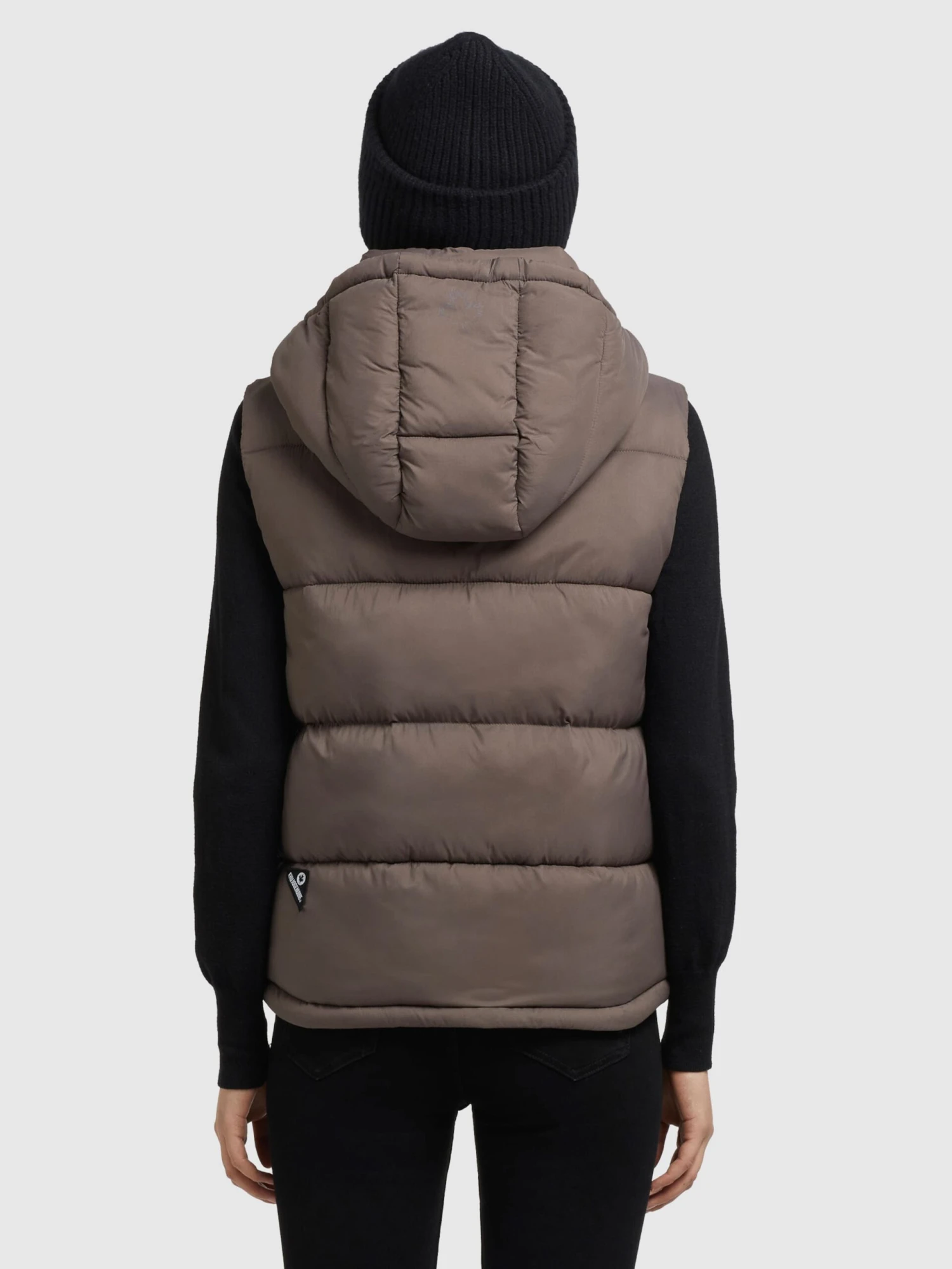 Khujo Bodywarmers Bodywarmer Eden Dames Mokka 6 Khujo Bodywarmers Bodywarmer Eden Dames Mokka - Afbeelding 4