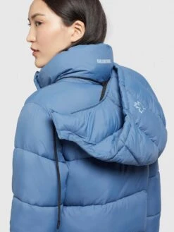 Khujo Wintermantels Wintermantel Julina Dames Blauw -Khujo 09e29167cabbb1fcd0af084fb1f2e609