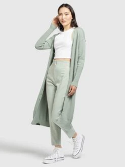 Khujo Vesten Gebreid Vest Elina Dames Mintgroen -Khujo 0c6ba4f0229c87d15eaa4b567a97d4ad