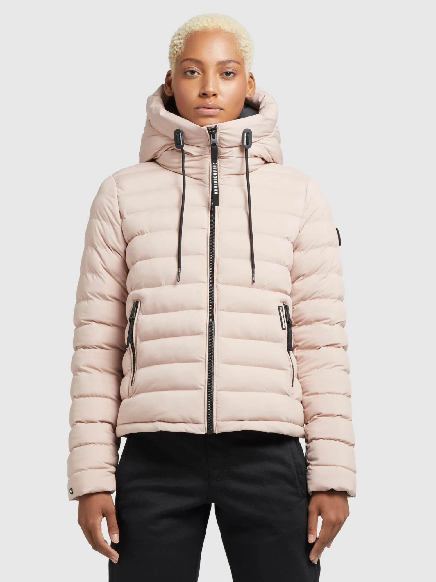 Khujo Tussenjassen Tussenjas Lovina Dames Poederroze 4 Khujo Tussenjassen Tussenjas Lovina Dames Poederroze - Afbeelding 2