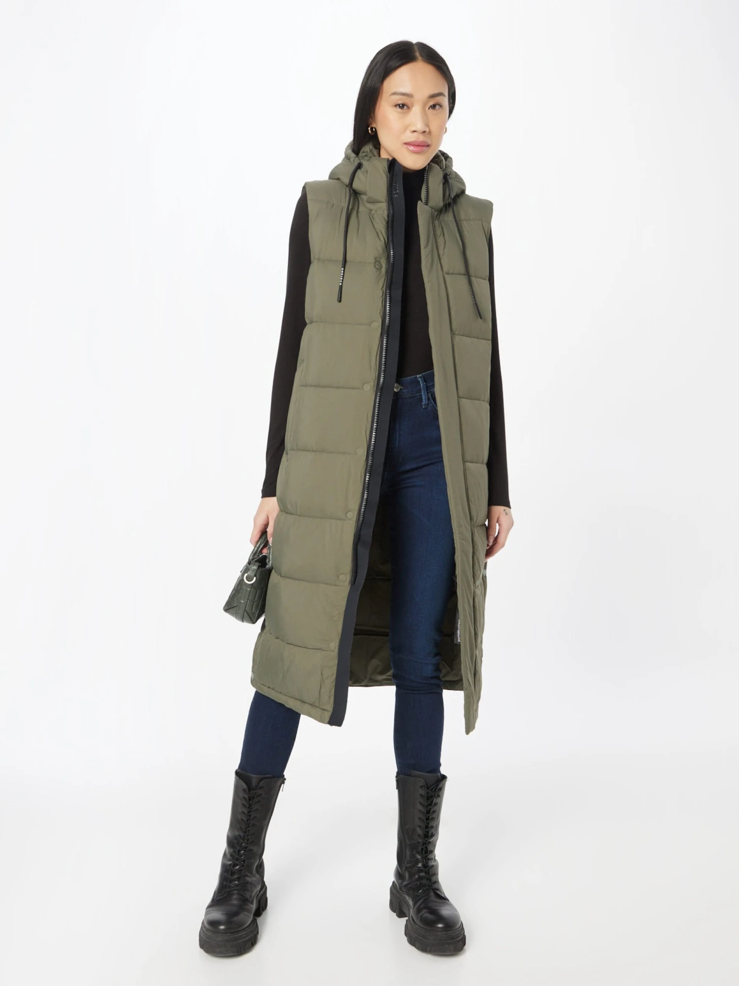 Khujo Bodywarmers Bodywarmer Tourin Dames Kaki 6 Khujo Bodywarmers Bodywarmer Tourin Dames Kaki - Afbeelding 4