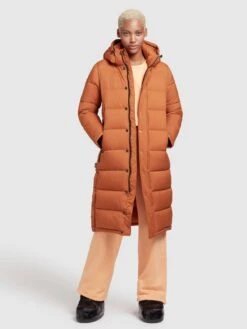 Khujo Wintermantels Wintermantel Corinna Dames Cognac -Khujo 16f5a5fb8ffa57d3c350bda8780115f6