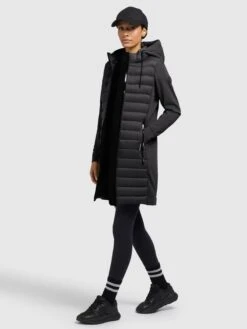 Khujo Wintermantels Wintermantel RUTH MATT Dames Groen -Khujo 184a9cbb0a32ed5023eefc21c292cbe0