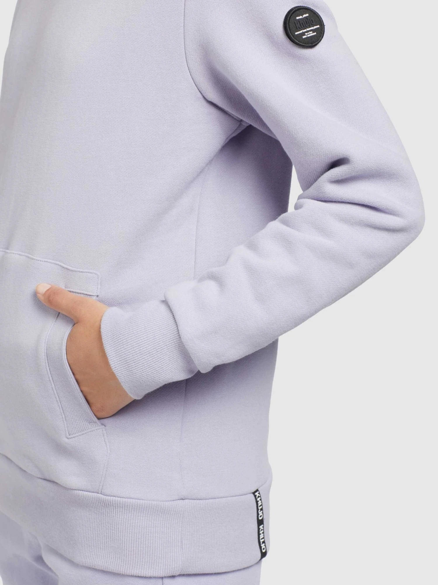 Khujo Hoodies Sweatshirt Rhabea Dames Lavendel 9 Khujo Hoodies Sweatshirt Rhabea Dames Lavendel - Afbeelding 7