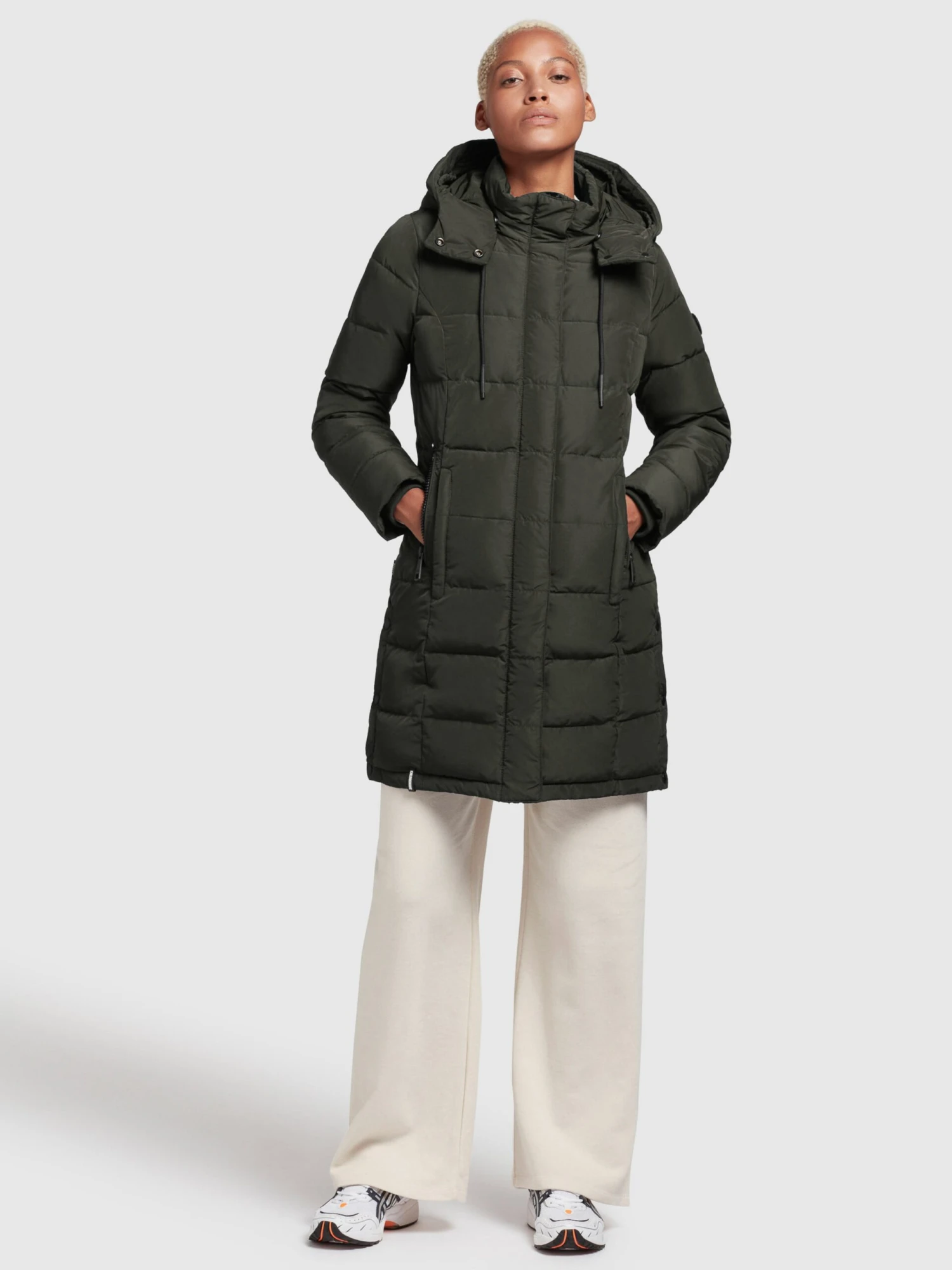 Khujo Korte Mantels Wintermantel Cups Dames Donkergroen 5 Khujo Korte Mantels Wintermantel Cups Dames Donkergroen - Afbeelding 3