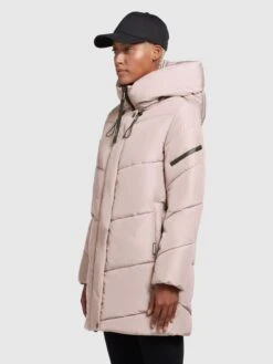 Khujo Winterjassen Winterjas Jordis Dames Lichtroze -Khujo 20a9d41ddb64d6f47f5b7882e3145d78