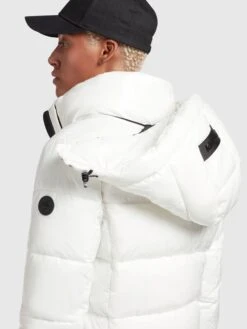 Khujo Winterjassen Winterjas Fala Dames Wit -Khujo 21cd8385f7e9247834f28e179850d284