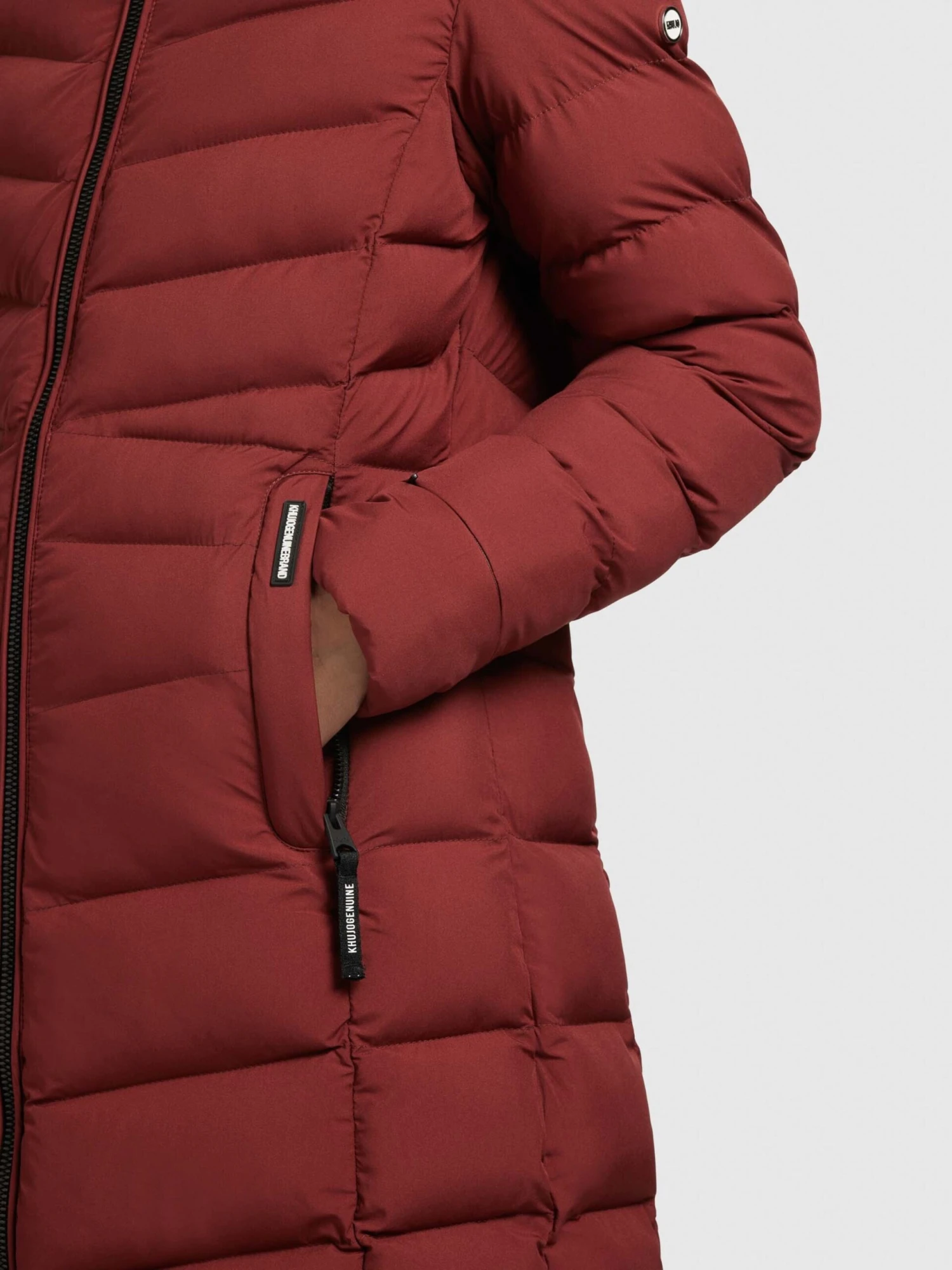 Khujo Korte Mantels Wintermantel Tuhani Dames Roestrood 10 Khujo Korte Mantels Wintermantel Tuhani Dames Roestrood - Afbeelding 8