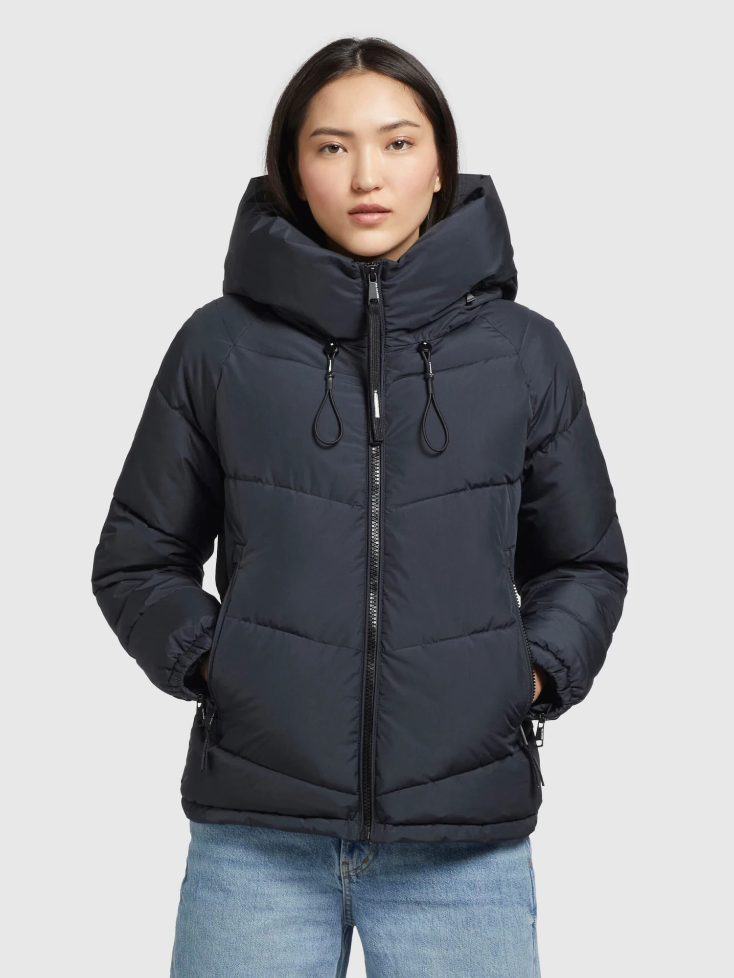 Khujo Winterjassen Winterjas Esila Dames Marine 4 Khujo Winterjassen Winterjas Esila Dames Marine - Afbeelding 2