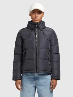 Khujo Winterjassen Winterjas Tuba 3 Dames Smoky Blue -Khujo 25aec7368e5d9ebdab478410c578e586