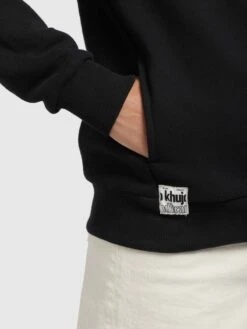 Khujo Hoodies Sweatshirt Karima Dames Zwart -Khujo 25f019dc1a731e58fb118a14941fee71