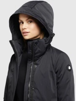 Khujo Wintermantels Wintermantel Blossom Dames Zwart -Khujo 26051547084ed94883375404982d429a