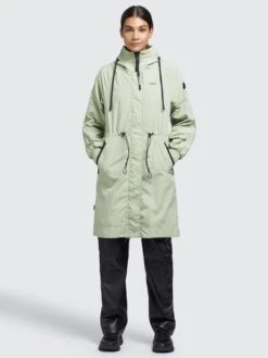 Khujo Tussenmantels Tussenmantel Silica Dames Pastelgroen -Khujo 266b747ffe70988f30ad38a8206ded41