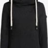 Khujo Hoodies Sweatshirt Rhabea Dames Zwart -Khujo 28c6a6bbe4acc5c10cbad2d930bf81a9