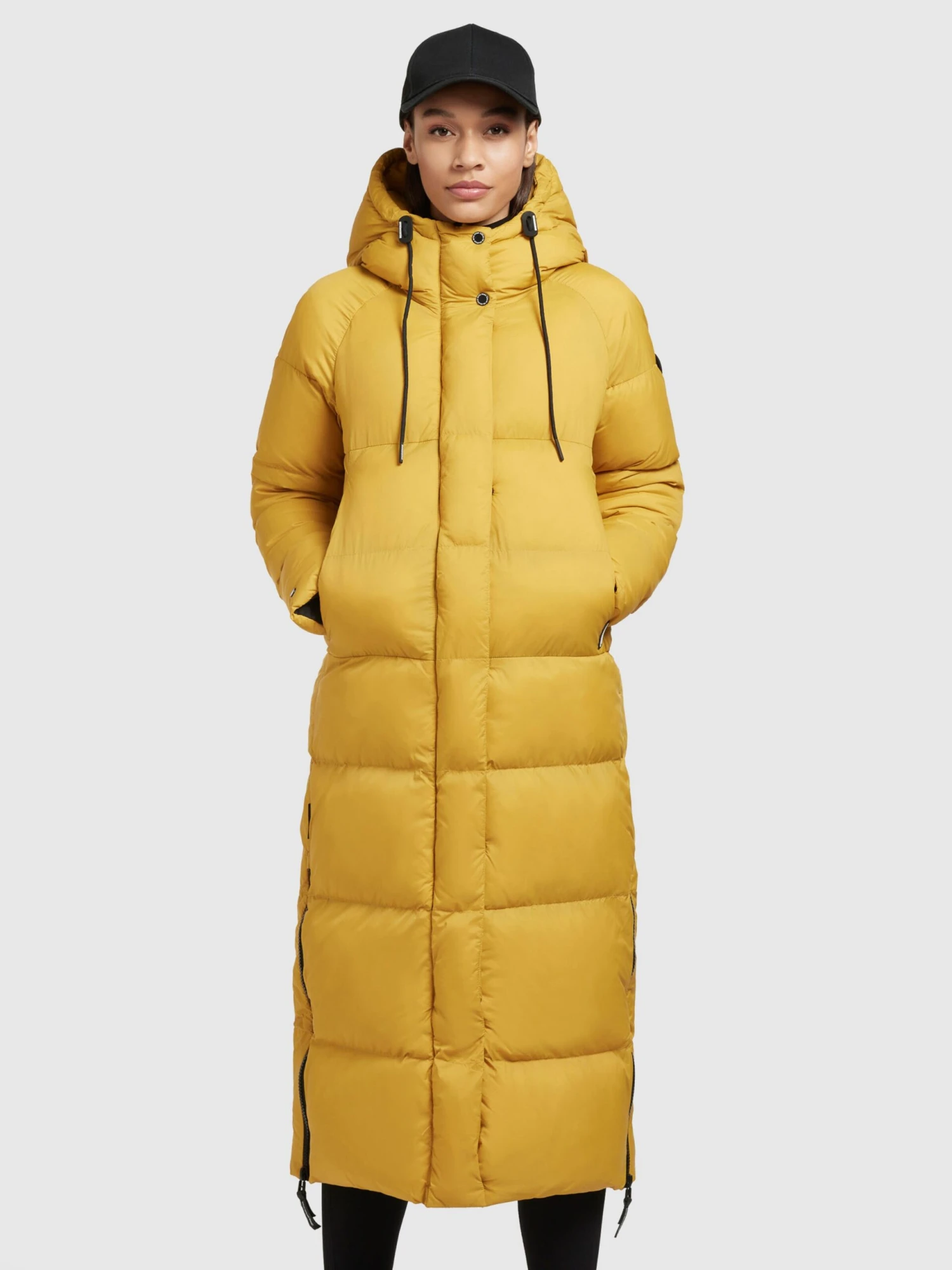 Khujo Wintermantels Wintermantel Dames Goudgeel 4 Khujo Wintermantels Wintermantel Dames Goudgeel - Afbeelding 2