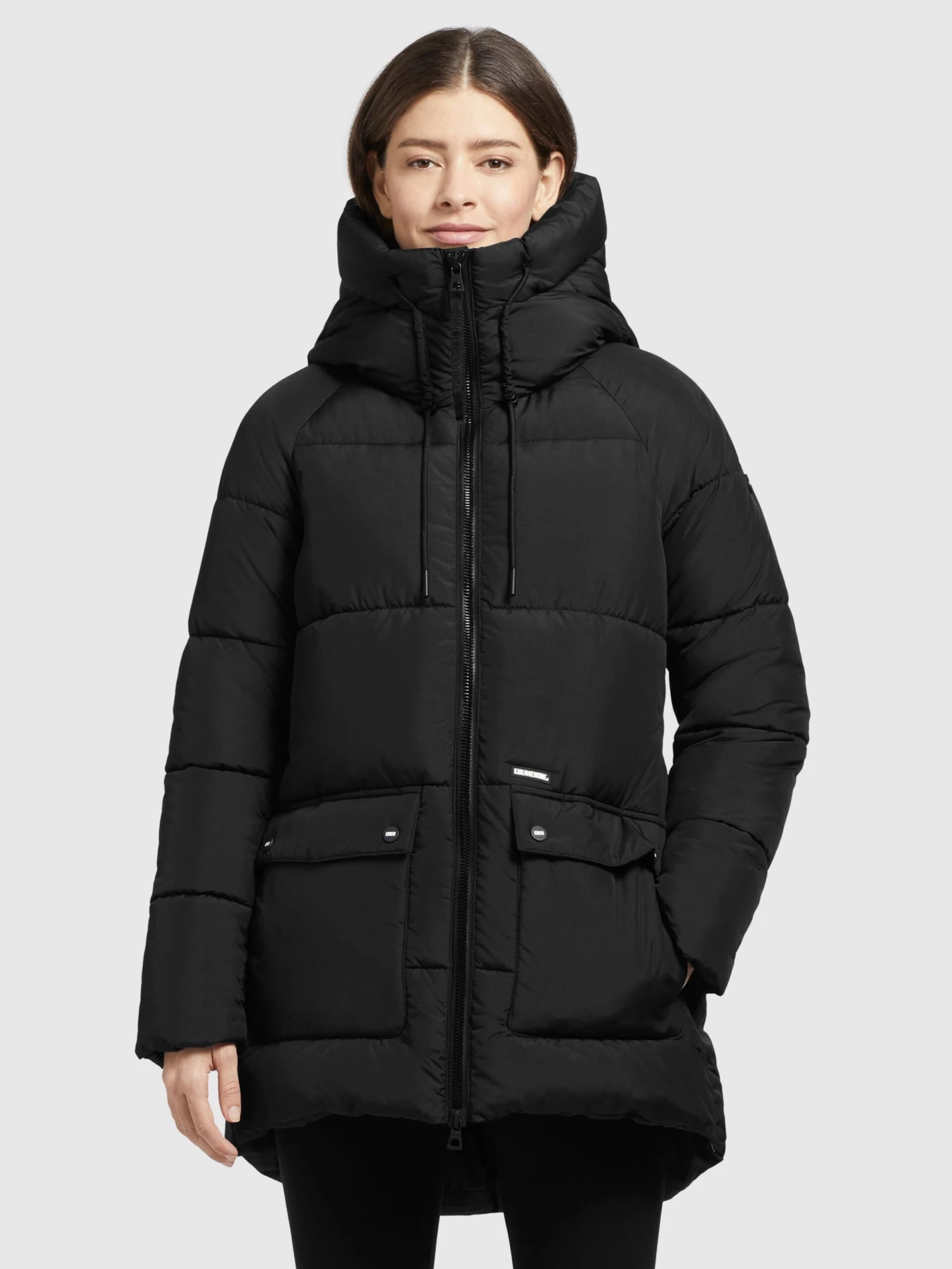 Khujo Tussenjassen Tussenjas Pheobe Dames Zwart 4 Khujo Tussenjassen Tussenjas Pheobe Dames Zwart - Afbeelding 2