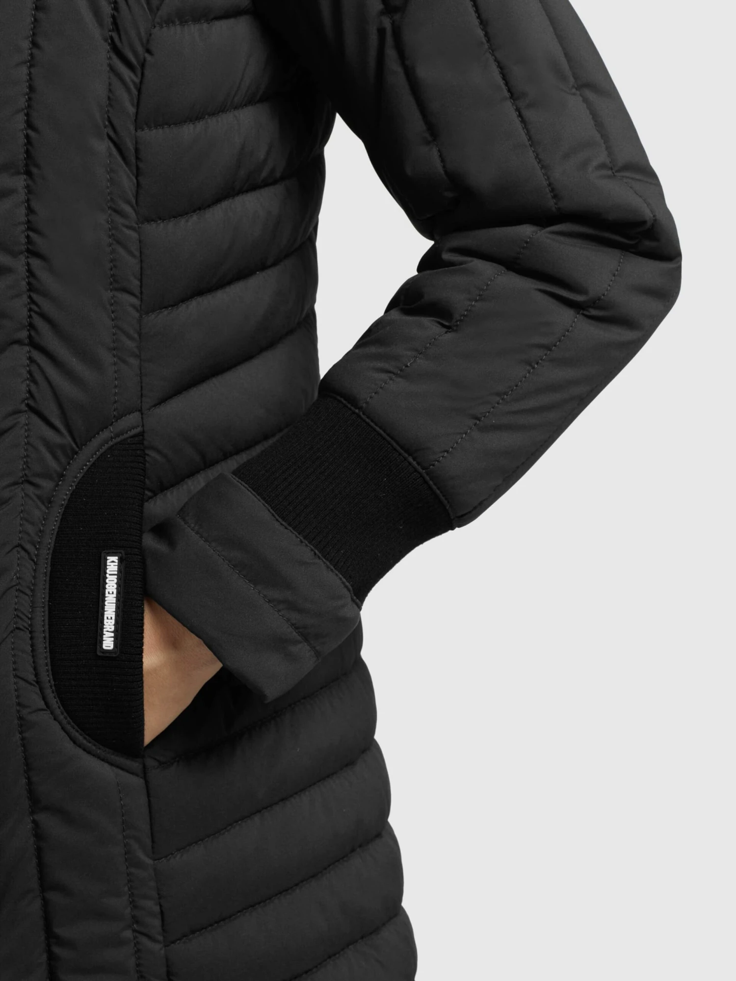 Khujo Winterjassen Winterjas Jerry Dames Zwart 10 Khujo Winterjassen Winterjas Jerry Dames Zwart - Afbeelding 8