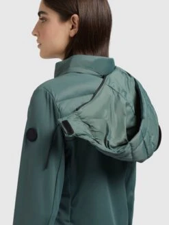 Khujo Outdoor Jassen Functionele Jas Ghita Dames Donkergroen -Khujo 3294a13a7c047e2f61513bec1dc33aa7