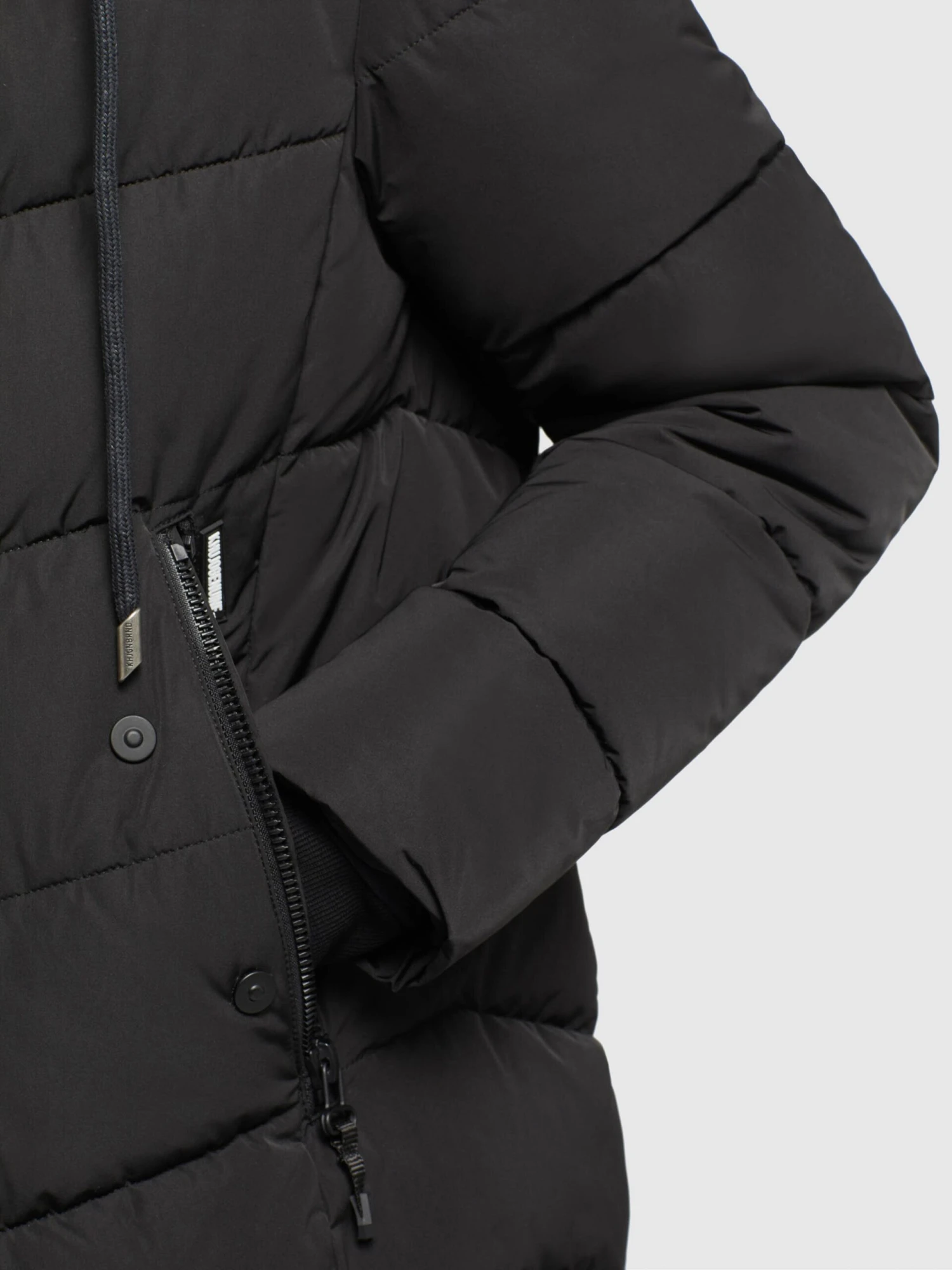 Khujo Wintermantels Wintermantel Klayd Dames Zwart 4 Khujo Wintermantels Wintermantel Klayd Dames Zwart - Afbeelding 2