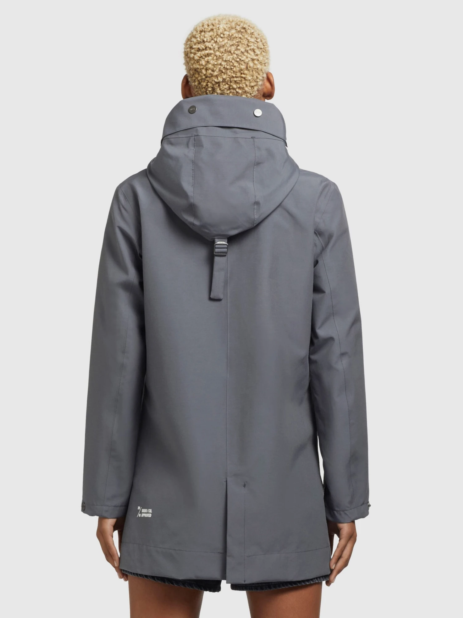 Khujo Tussenmantels Tussenmantel Artisa Dames Rookgrijs 6 Khujo Tussenmantels Tussenmantel Artisa Dames Rookgrijs - Afbeelding 4