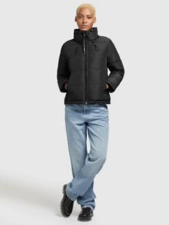 Khujo Winterjassen Winterjas Tuba Dames Zwart -Khujo 3647cb291c3b2a1b00f901f3baf6ca0f