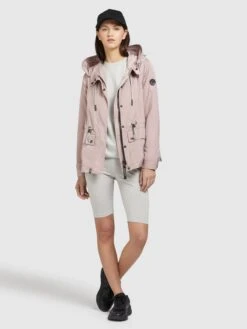 Khujo Tussenjassen Tussenjas Debby Dames Roze -Khujo 36ed89b8113106f061c45ebac41cb07b