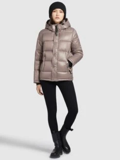 Khujo Winterjassen Winterjas Gerda Shiny Dames Beige 10 Khujo Winterjassen Winterjas Gerda Shiny Dames Beige -Khujo 38295fc08e2e8a216cf81e12d74a8094