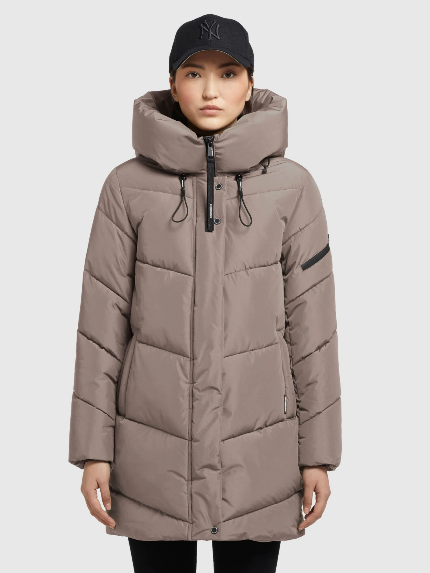 Khujo Winterjassen Winterjas Jordis 4 Dames Taupe 4 Khujo Winterjassen Winterjas Jordis 4 Dames Taupe - Afbeelding 2