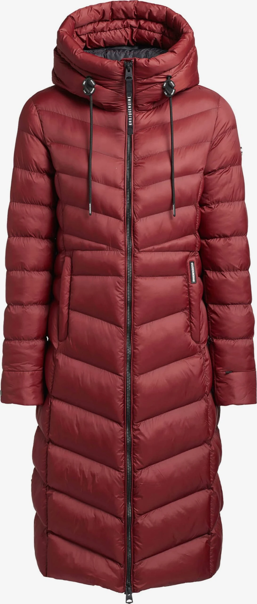 Khujo Winterjassen Winterjas Ingram Shine Dames Donkerrood 3 Khujo Winterjassen Winterjas Ingram Shine Dames Donkerrood