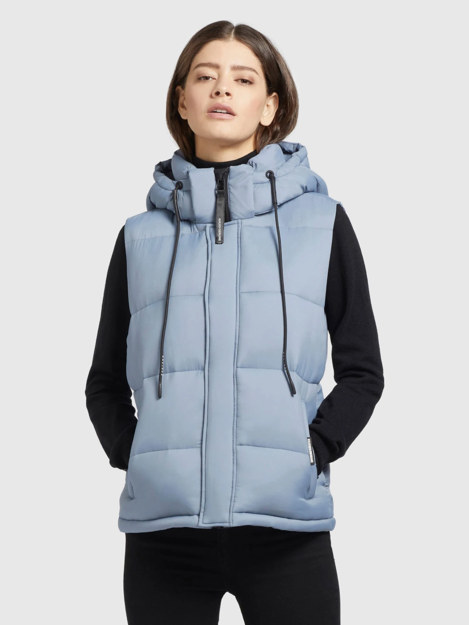 Khujo Bodywarmers Bodywarmer Eden Dames Lichtblauw 4 Khujo Bodywarmers Bodywarmer Eden Dames Lichtblauw - Afbeelding 2