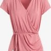 Khujo T-shirts Shirt Leticia Dames Pink -Khujo 416e51cd829b92d6be59b364f4c47a2d