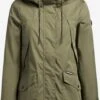 Khujo Parkas Tussenparka Aira Dames Olijfgroen -Khujo 434f1585342272fb9d4c94a242f81efc