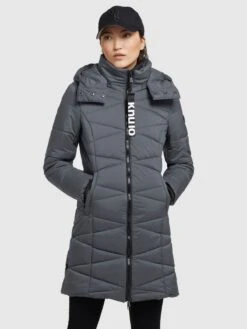 Khujo Tussenmantels Tussenmantel Fitt Light Dames Donkergrijs -Khujo 43bc4ad0fc596289740a9dabc0e59f99