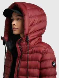 Khujo Winterjassen Winterjas Lona Shine Dames Roestrood -Khujo 445da76d28b2972654753bbcae6a8c7e