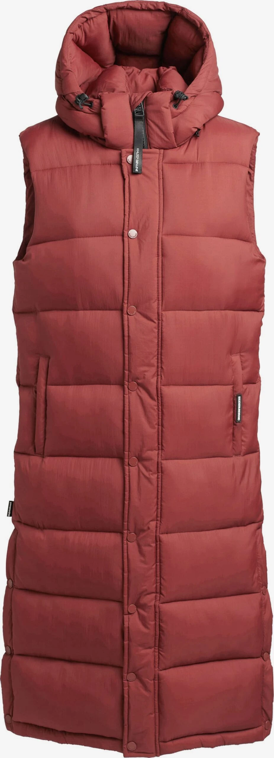 Khujo Bodywarmers Bodywarmer Magneta Dames Roestrood 3 Khujo Bodywarmers Bodywarmer Magneta Dames Roestrood