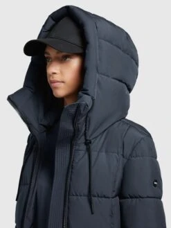 Khujo Wintermantels Wintermantel Deria Dames Donkerblauw -Khujo 467b2fbe2710d02bf612e83b390e8e57