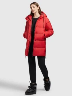 Khujo Winterjassen Winterjas Franee Dames Rood 15 Khujo Winterjassen Winterjas Franee Dames Rood -Khujo 47300921af6e7ca6dca5516708909cc0