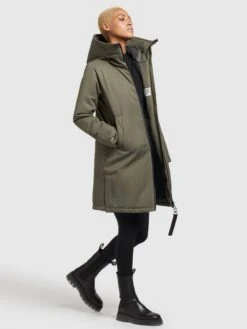 Khujo Tussenmantels Tussenmantel LISAD Dames Kaki -Khujo 4a0307c7c77e5be0eb39b63e6c318b2d