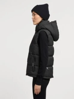 Khujo Bodywarmers Bodywarmer Eden Dames Zwart -Khujo 4a0d8d373f9d35bc7283c71674fdceb1