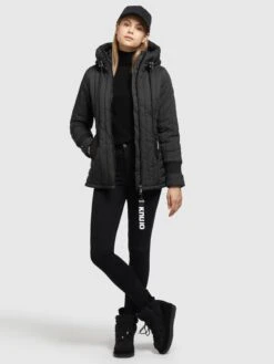 Khujo Winterjassen Winterjas Tweety Dames Zwart -Khujo 4b501910af8ae2b40c45d6fbb6f0e3e7