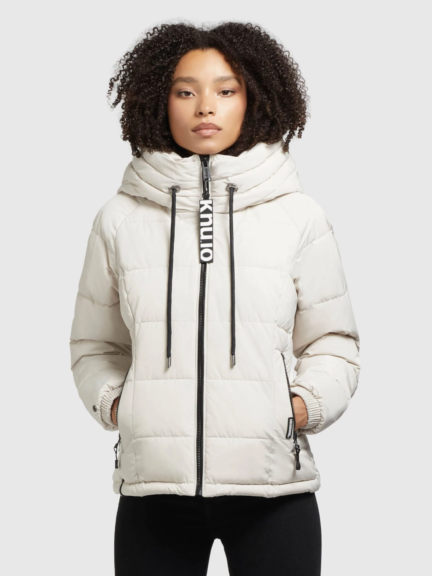Khujo Winterjassen Winterjas Joilee Dames Offwhite 4 Khujo Winterjassen Winterjas Joilee Dames Offwhite - Afbeelding 2