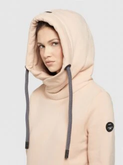 Khujo Hoodies Sweatshirt Rhabea Dames Abrikoos -Khujo 4c708968494c7fdc1cc24bfc2e87dc82